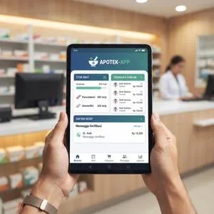 Optimasi Kasir POS Farmasi & Manajemen Stok Obat Real-Time Menggunakan Apotek-App
