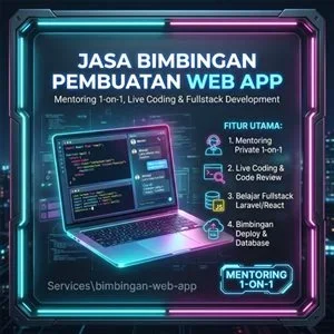 Jasa Bimbingan Pembuatan Web App (Mentoring 1-on-1)