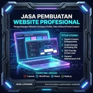 Jasa Pembuatan Website Profesional & Custom