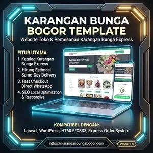 Karangan Bunga Bogor Template Website - Pemesanan Bunga Express