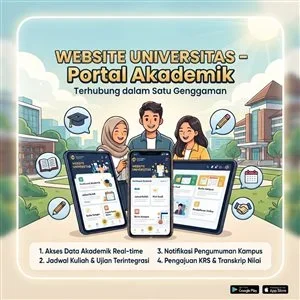 Website Universitas & Portal Akademik SIAKAD - Kampus Digital Terintegrasi